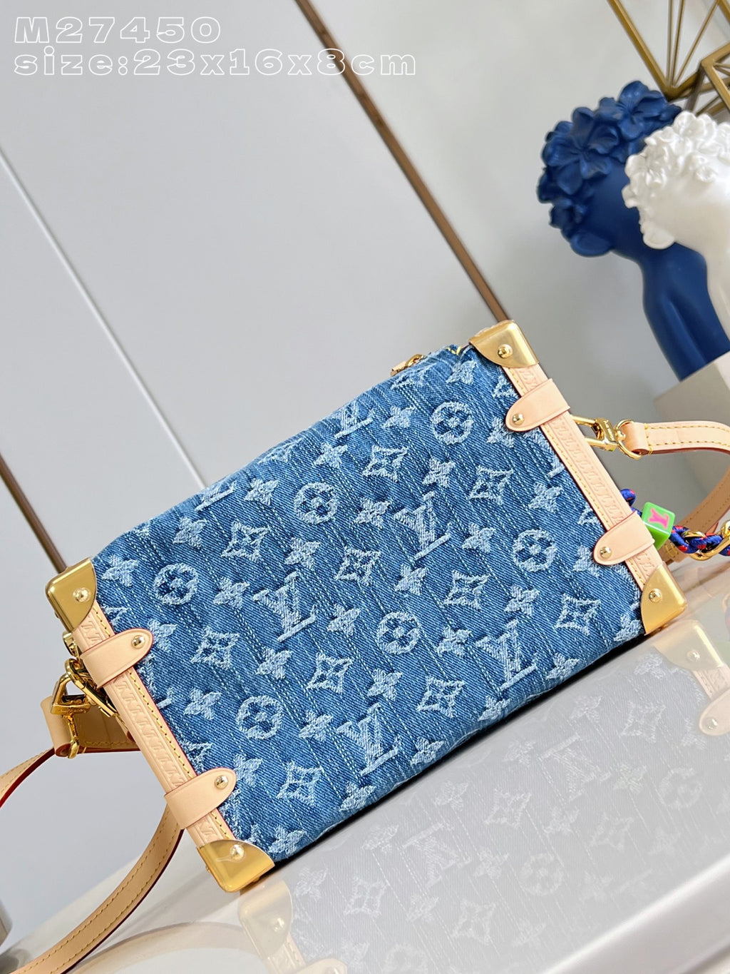 LV Side Trunk MM Monogram Denim