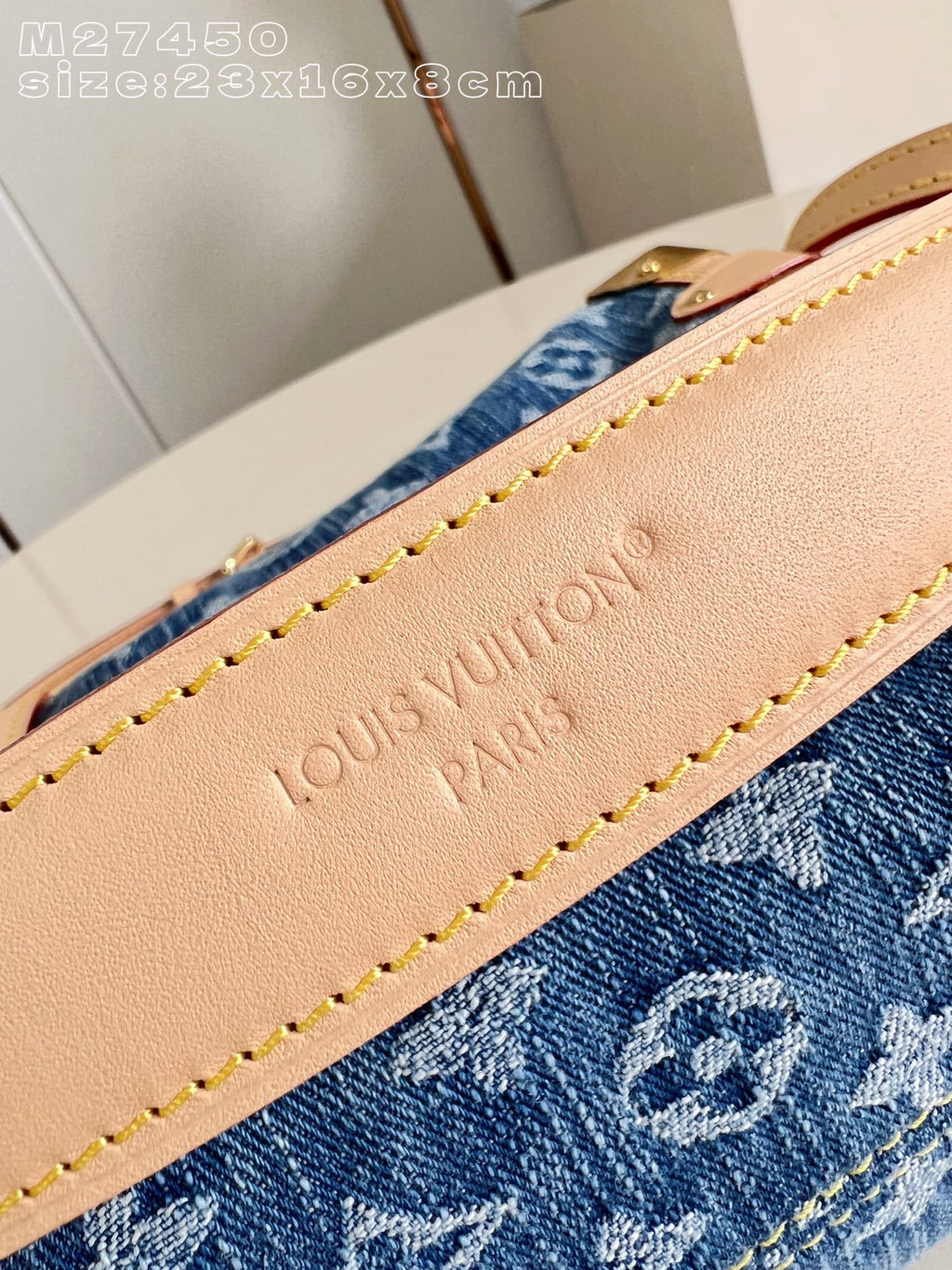 LV Side Trunk MM Monogram Denim