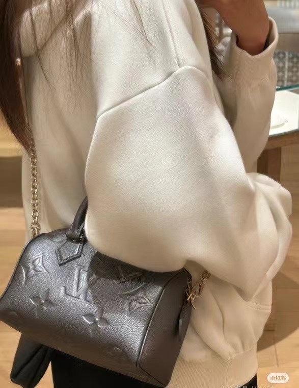 LV Speedy Bandoulière 20 Monogram Empreinte