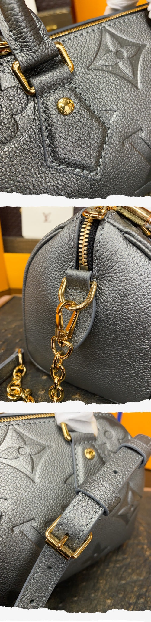 LV Speedy Bandoulière 20 Monogram Empreinte
