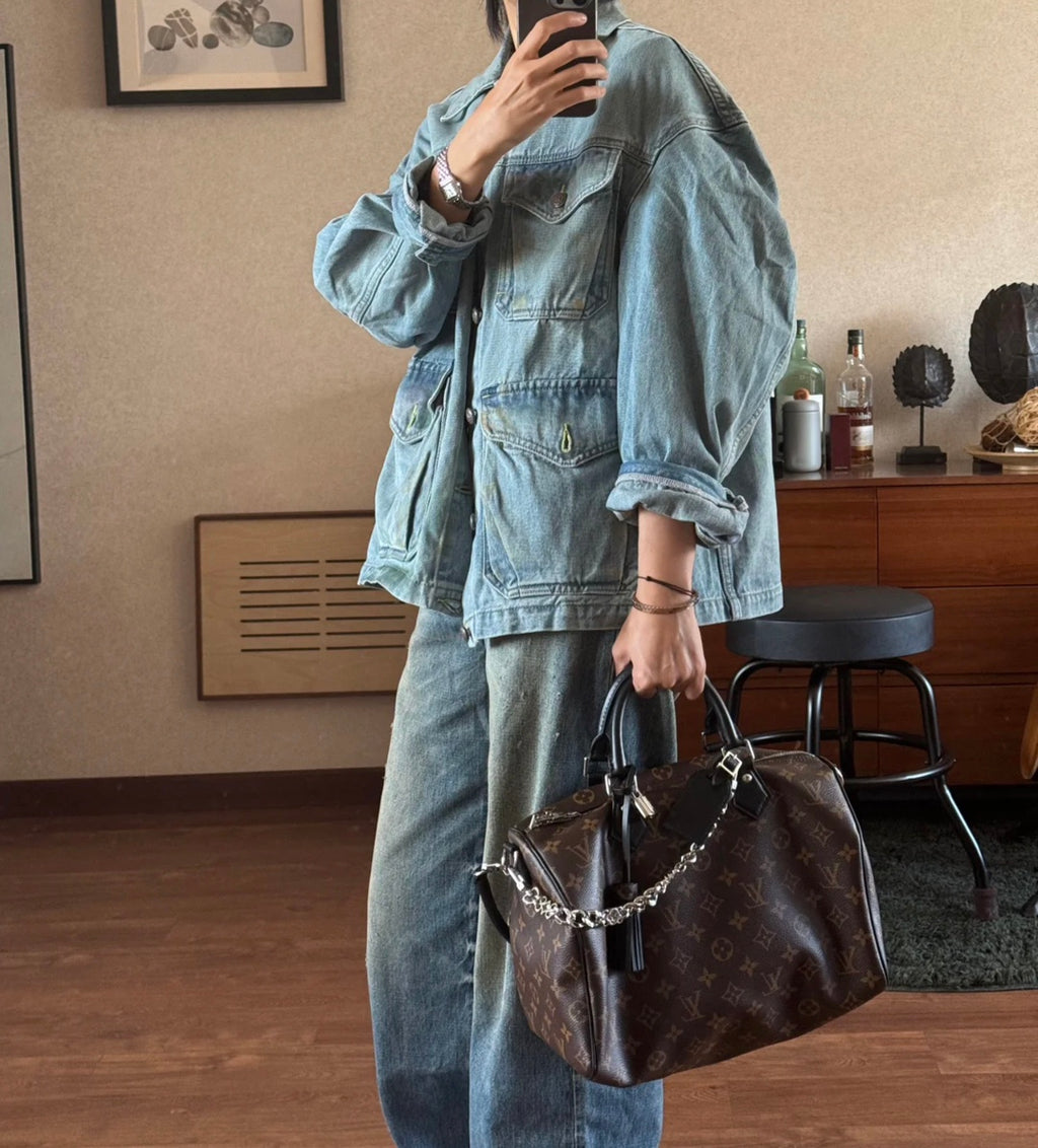 M12243	LV Speedy Soft 30 Dark Monogram