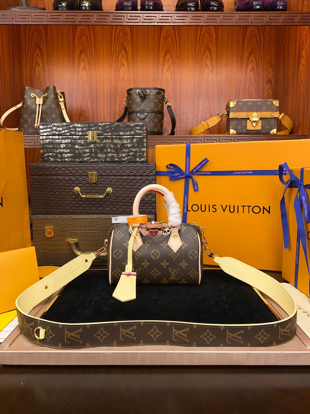 M46222	LV Speedy Bandoulière 18