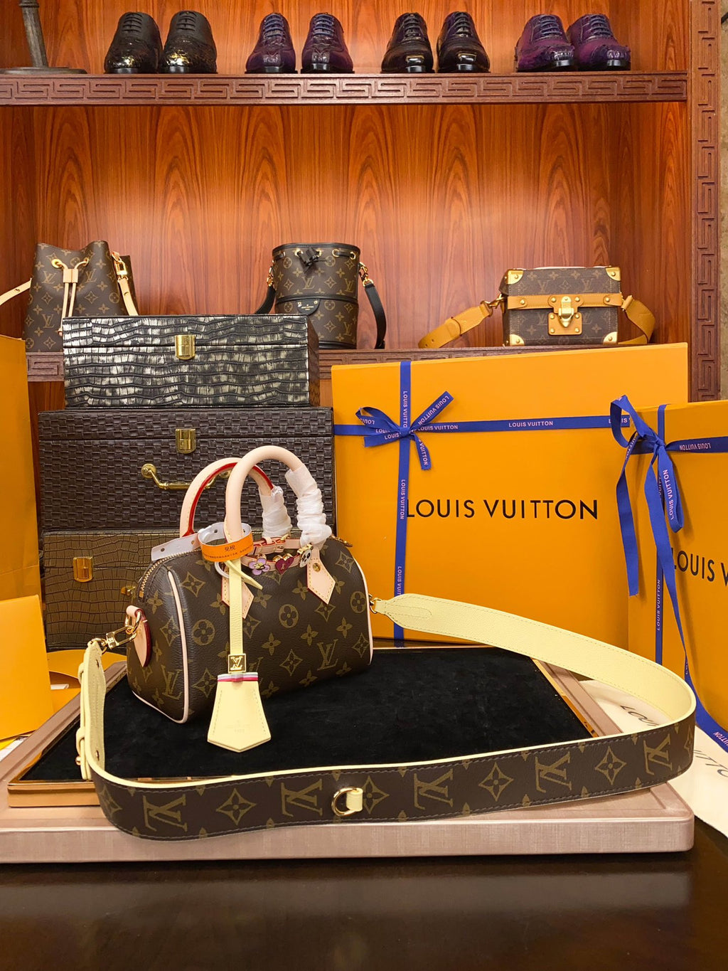 M46222	LV Speedy Bandoulière 18